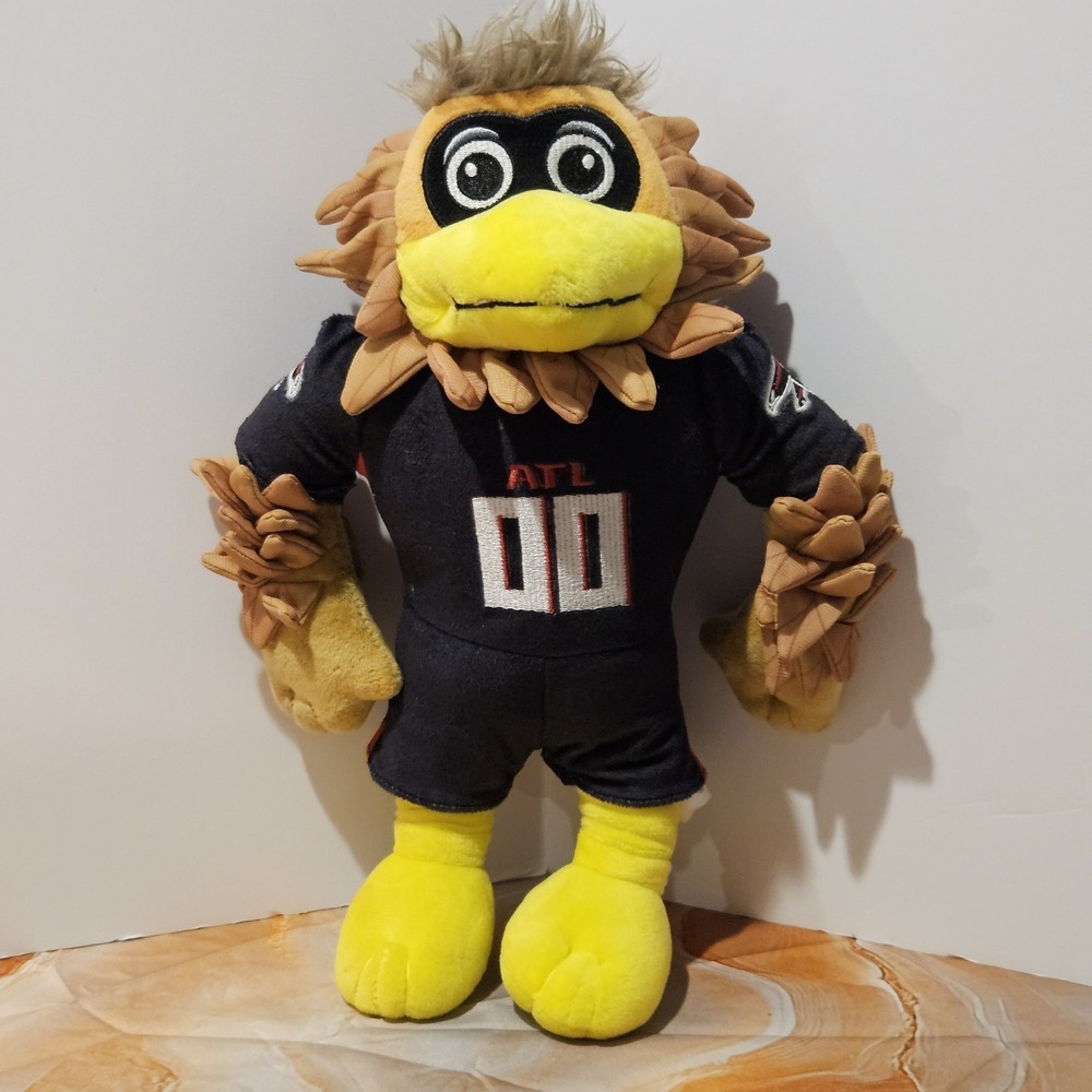 Atlanta Falcons Freddie Falcon Mascot Plush 13" NFL Football